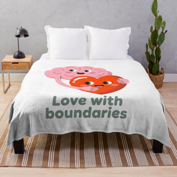 Item preview, Love With Boundaries – Mental Health Illustration designed and sold by Artinkcreative.