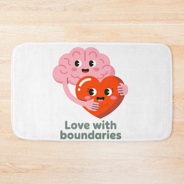 Item preview, Love With Boundaries – Mental Health Illustration designed and sold by Artinkcreative.
