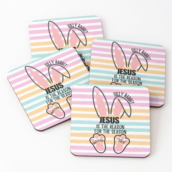 Item preview, Silly Rabbit, The Reason For The Season, He Is Risen, Easter Is For Jesus, Bunny Outline, Stripes designed and sold by Forevermore.