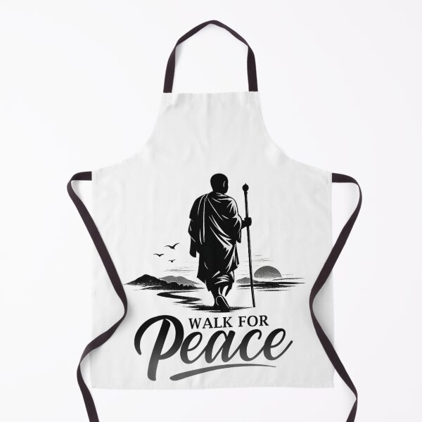 Item preview, Retro Walk for Peace Monks with Aloka Dog Minimalist Zen Art designed and sold by CristHuds.