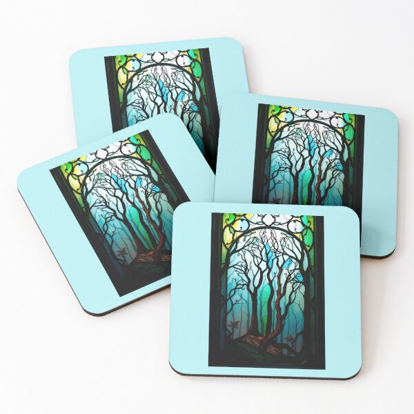 Item preview, Mystic Forest Stained Glass designed and sold by Sachie's Studio.