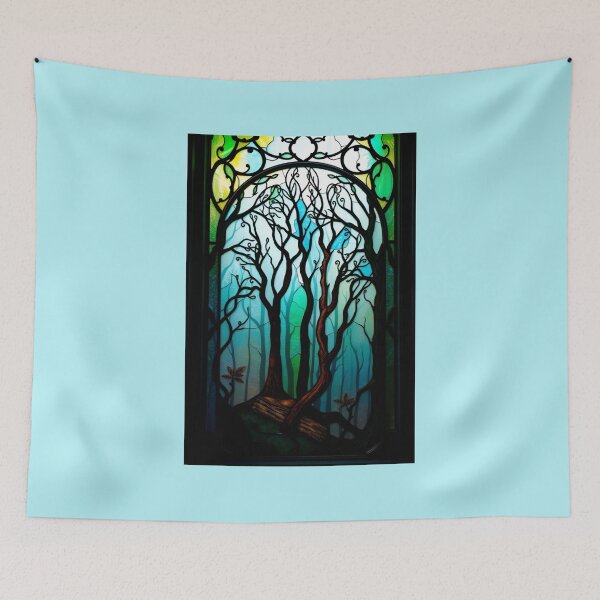 Item preview, Mystic Forest Stained Glass designed and sold by Sachie's Studio.