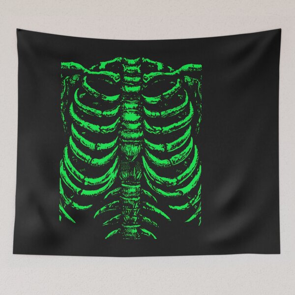 Item preview,  SkeletonRib Cage Spinal Tap Alchemical Illustration Viking Esoteric Duality designed and sold by Athandart.