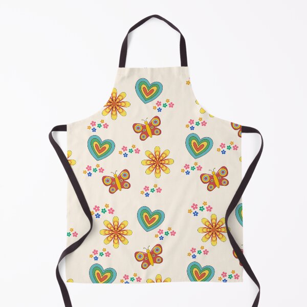 Item preview, Psychedelic Flowers, Hearts and Butterflies Pattern designed and sold by kristimb.