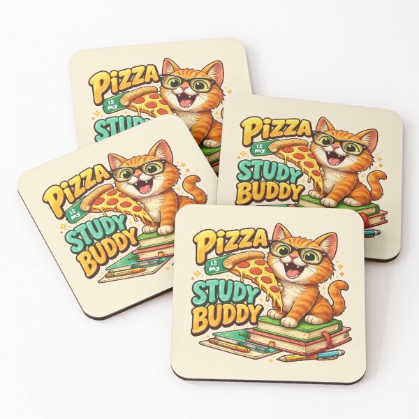 Item preview, Pizza Is My Study Buddy - Student Pizza Lover designed and sold by Myra365Art.