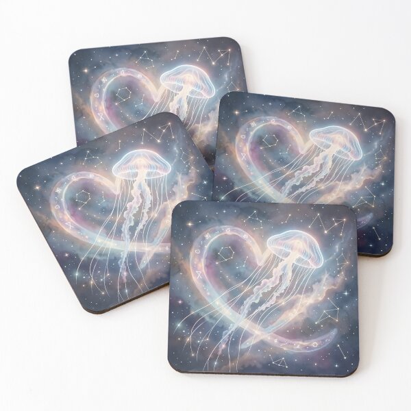 Item preview, Celestial Jellyfish and an Ephemeral Heart designed and sold by SeaJayEmmm.