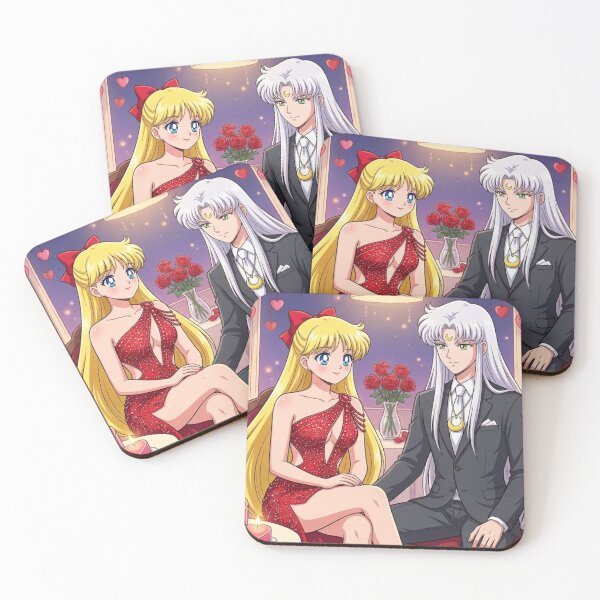 Item preview, Minako and Artemis Valentine's Date designed and sold by Solace Sparkles.