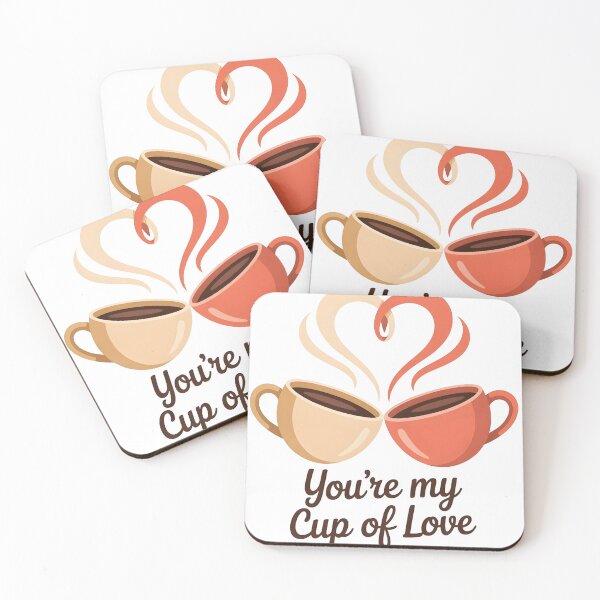 Item preview, You’re My Cup of Love – Coffee Valentine Design designed and sold by Artinkcreative.