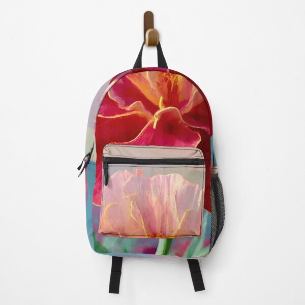Item preview, Red Pink Marigold Flower After Georgia OKeefe designed and sold by Vicky Brago-Mitchell®.