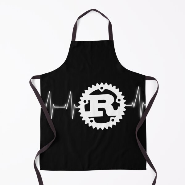 Item preview, Rust Programming Logo Heartbeat Design Design designed and sold by GottliebHenke.