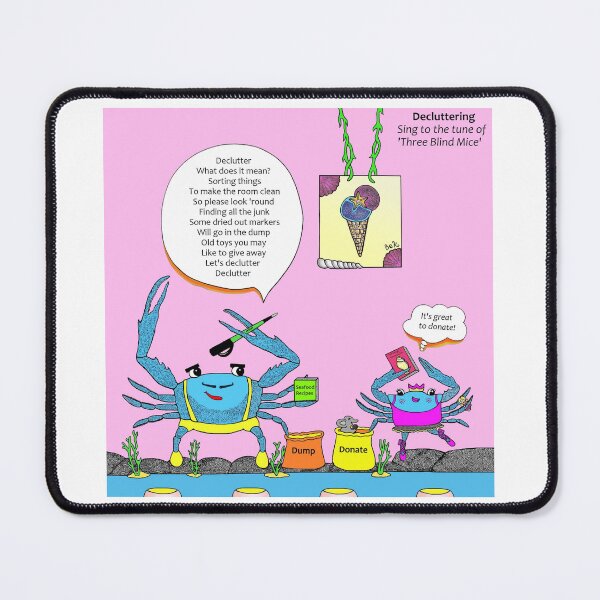 Item preview, Decluttering - Three Blind Mice designed and sold by tuneinwithamy.