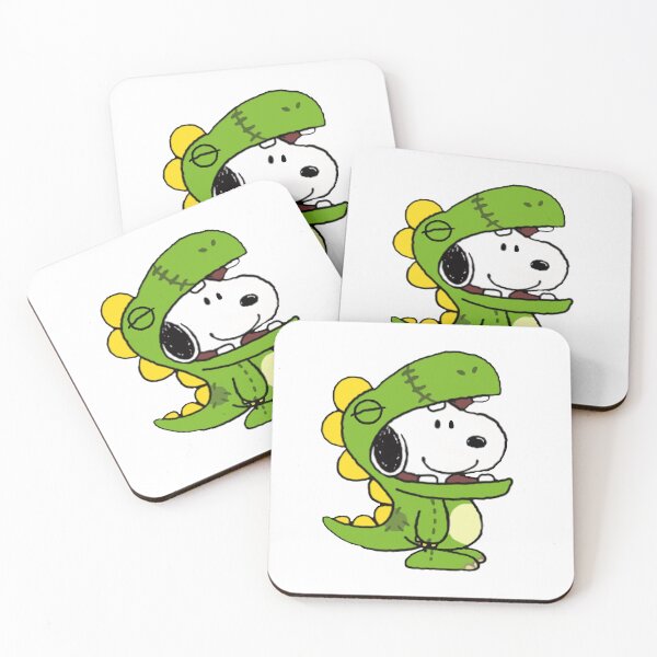 Item preview, Cute Snoopy in Green Dinosaur Onesie designed and sold by sonkpr.