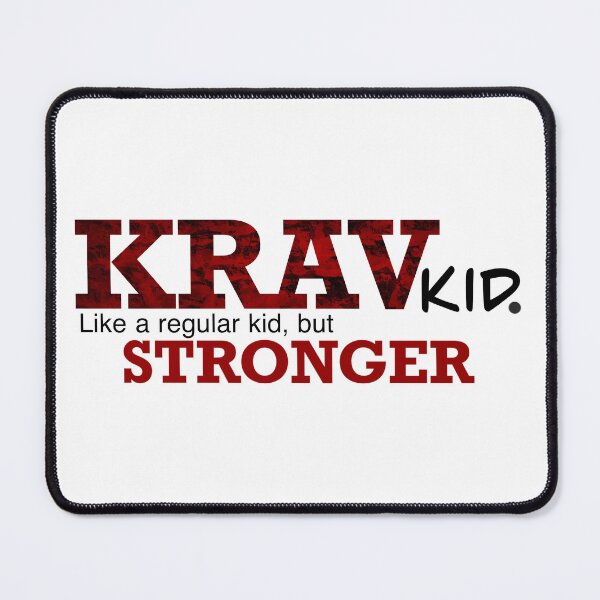Item preview, Krav Kid = Stronger (red) designed and sold by kelly-mcmillon.
