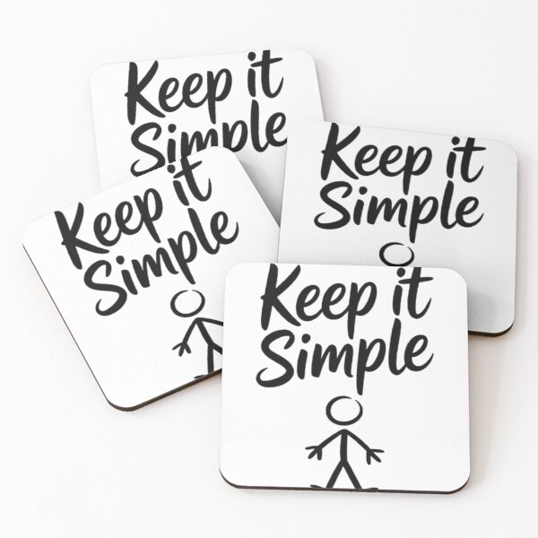 Item preview, Keep It Simple — Clean, Minimal, Timeless Statement designed and sold by NewUSShop.
