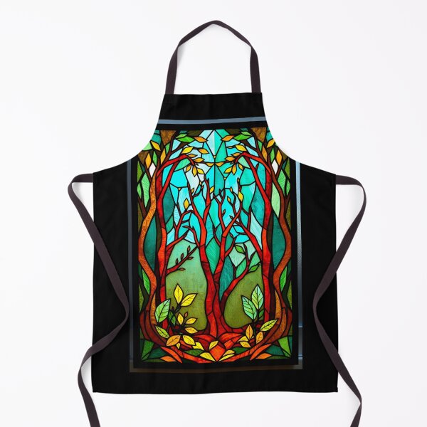 Item preview, Origami Style Forest Stained Glass designed and sold by Sachie's Studio.