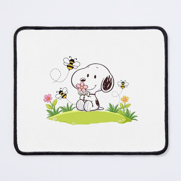 Item preview, Snoopy Playing with Bees in the Meadow designed and sold by sonkpr.