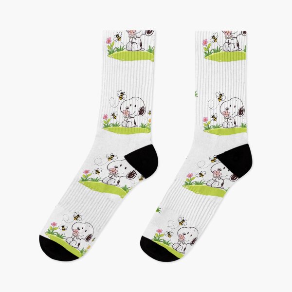 Item preview, Snoopy Playing with Bees in the Meadow designed and sold by sonkpr.