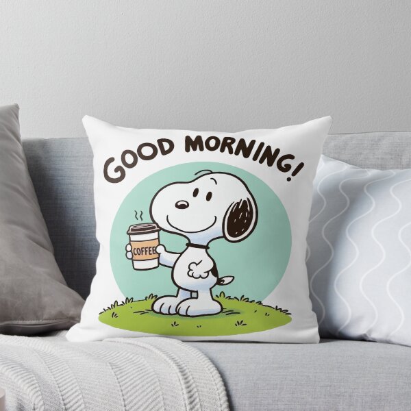 Item preview, Snoopy Good Morning Coffee Time designed and sold by sonkpr.