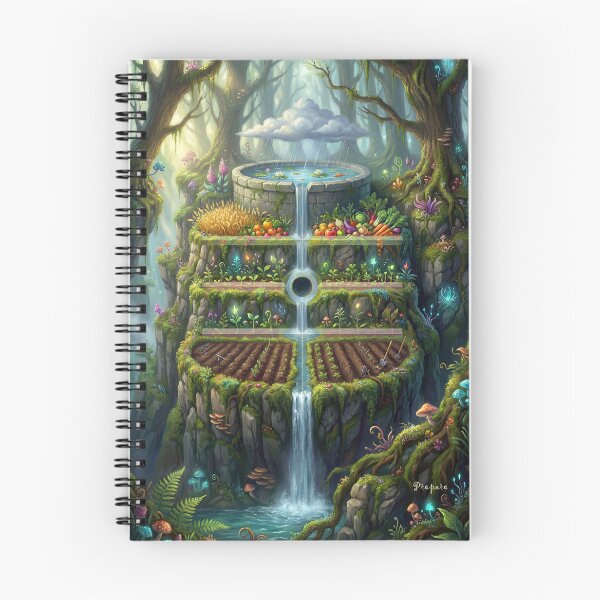 Item preview, Prepare | Sacred Circuits Glyph #4 – Surreal Magical Garden Art designed and sold by FreqEncodedArt.