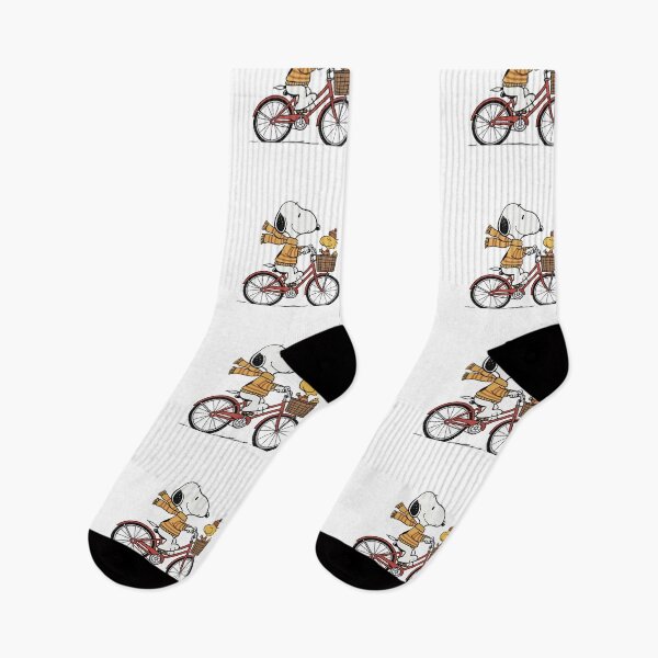Item preview, Snoopy and Woodstock Cozy Autumn Bike Ride designed and sold by sonkpr.