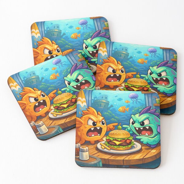 Item preview, Copy of Crazy Fish dining at undersea restaurant designed and sold by Uniqueartai.