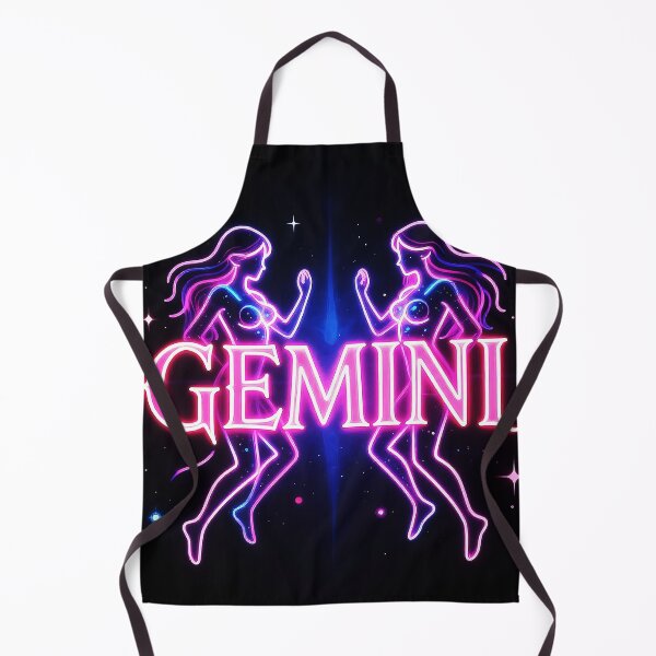 Item preview, ⭐Neon Gothic Gemini Zodiac Sign designed and sold by Alquimia Lunar.