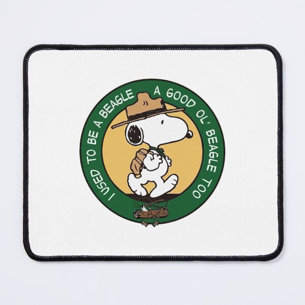 Item preview, Snoopy Beagle Scout Camping Badge designed and sold by sonkpr.