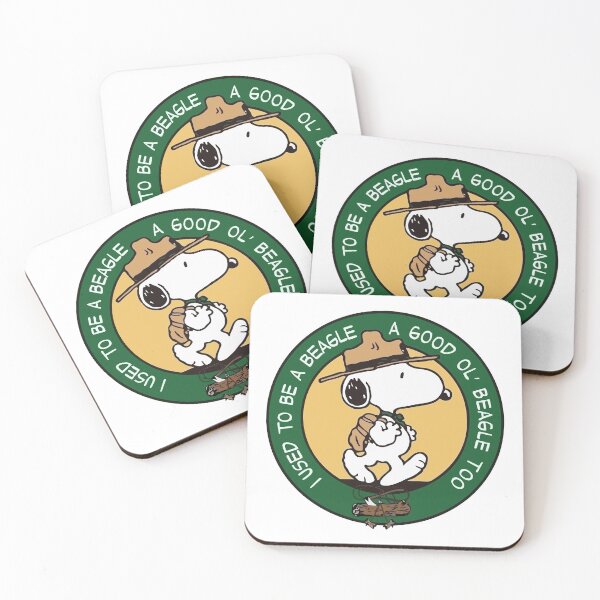 Item preview, Snoopy Beagle Scout Camping Badge designed and sold by sonkpr.
