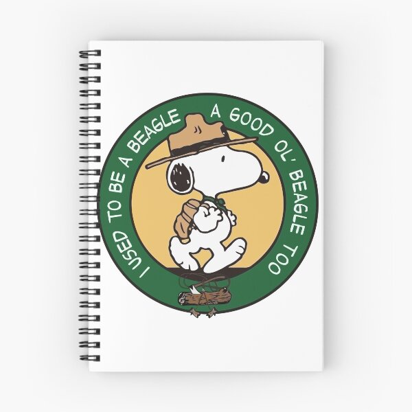 Item preview, Snoopy Beagle Scout Camping Badge designed and sold by sonkpr.