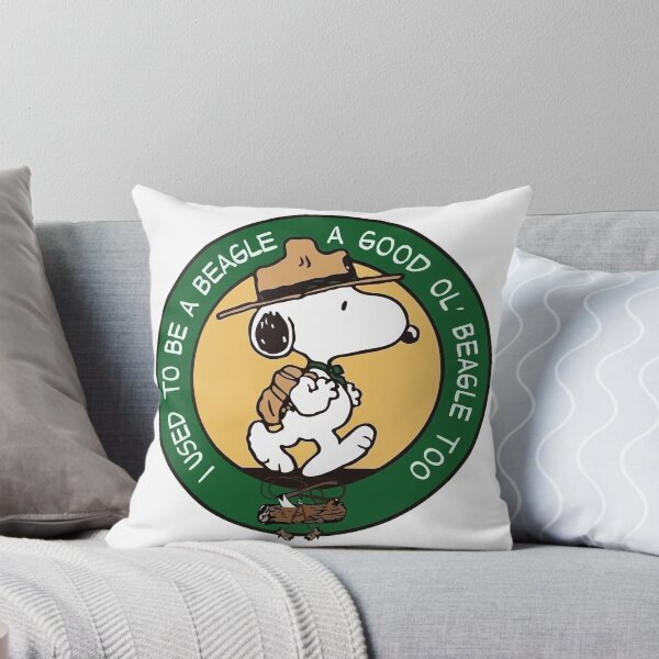 Item preview, Snoopy Beagle Scout Camping Badge designed and sold by sonkpr.