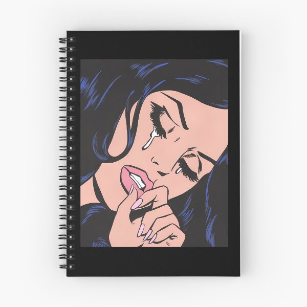 Item preview, Black Hair Crying Comic Girl designed and sold by Akshay Kshirsagar.