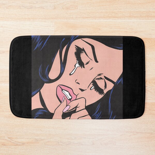 Item preview, Black Hair Crying Comic Girl designed and sold by Akshay Kshirsagar.