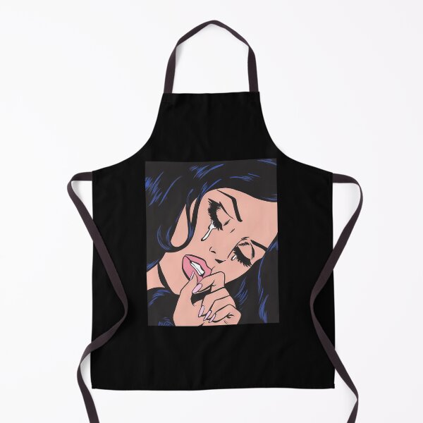 Item preview, Black Hair Crying Comic Girl designed and sold by Akshay Kshirsagar.