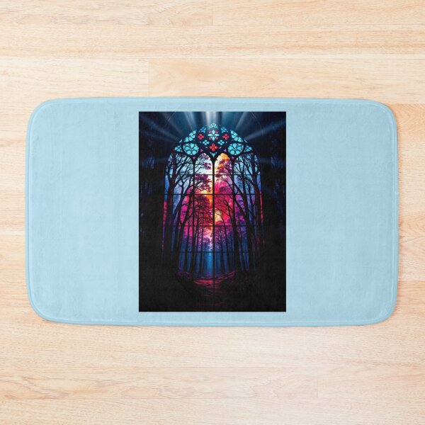 Item preview, Vibrant Forest Beyond Stained Glass designed and sold by Sachie's Studio.