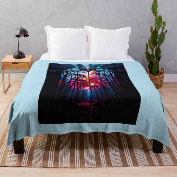 Item preview, Vibrant Forest Beyond Stained Glass designed and sold by Sachie's Studio.