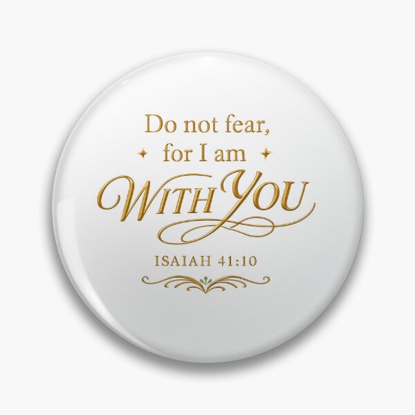 Item preview, Do Not Fear For I Am With You – Isaiah 41:10 Bible Verse designed and sold by Blessed Digital Prints.