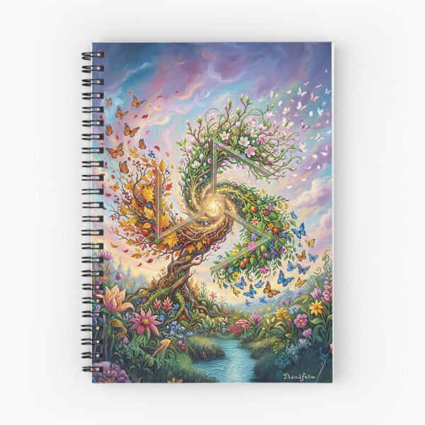 Item preview, Transform | Sacred Circuits Glyph #13 – Surreal Nature Metamorphosis Art designed and sold by FreqEncodedArt.