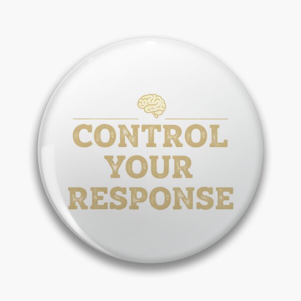Item preview, Control Your Response – Stoic Retro Bold Typography designed and sold by DIRTYSKETCHH.