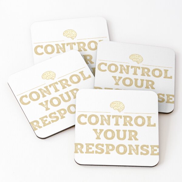 Item preview, Control Your Response – Stoic Retro Bold Typography designed and sold by DIRTYSKETCHH.
