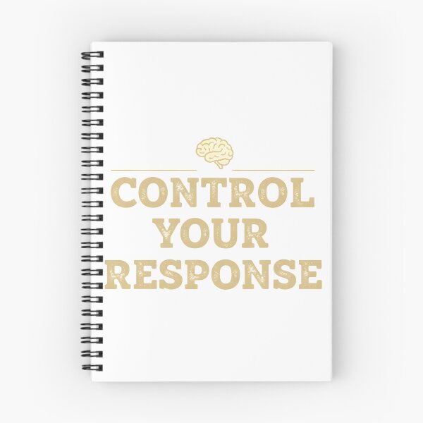Item preview, Control Your Response – Stoic Retro Bold Typography designed and sold by DIRTYSKETCHH.