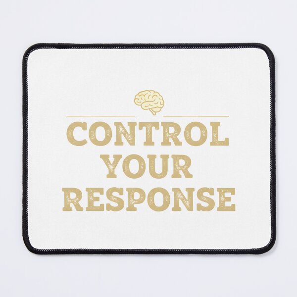 Item preview, Control Your Response – Stoic Retro Bold Typography designed and sold by DIRTYSKETCHH.