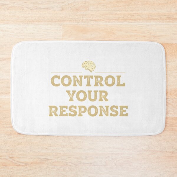 Item preview, Control Your Response – Stoic Retro Bold Typography designed and sold by DIRTYSKETCHH.
