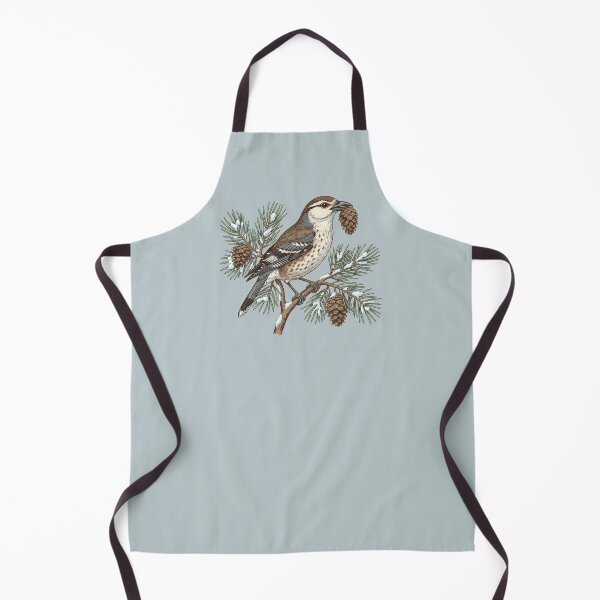 Item preview, Clark’s Nutcracker Pine Winter Wildlife Art designed and sold by BirdsnStuff.