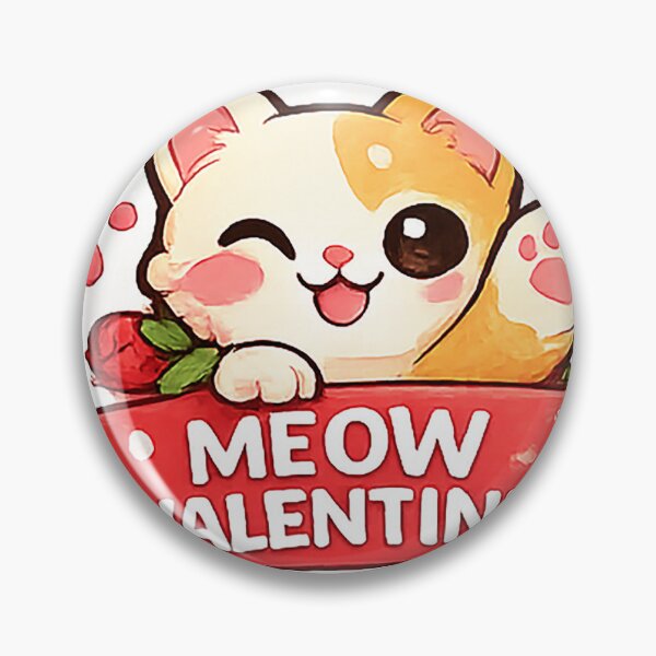 Item preview, ?? MEOW VALENTINE – Cute Cat Valentine Gift ? designed and sold by AestheticLoveArt.