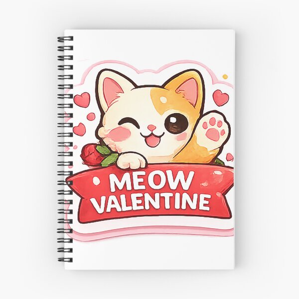 Item preview, ?? MEOW VALENTINE – Cute Cat Valentine Gift ? designed and sold by AestheticLoveArt.