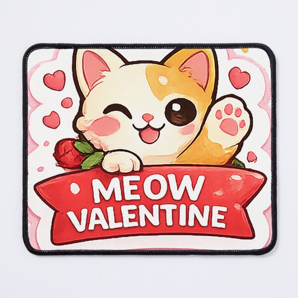 Item preview, ?? MEOW VALENTINE – Cute Cat Valentine Gift ? designed and sold by AestheticLoveArt.