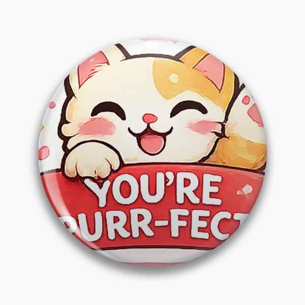 Item preview, ?? YOU’RE PURR-FECT – Cute Cat Valentine Gift designed and sold by AestheticLoveArt.