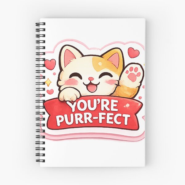 Item preview, ?? YOU’RE PURR-FECT – Cute Cat Valentine Gift designed and sold by AestheticLoveArt.