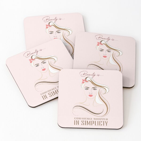 Item preview, "Beauty is..." collection, Confidence wrapped in simplicity designed and sold by ArtGMerch.