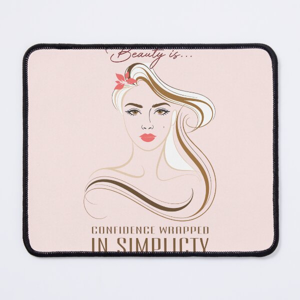 Item preview, "Beauty is..." collection, Confidence wrapped in simplicity designed and sold by ArtGMerch.